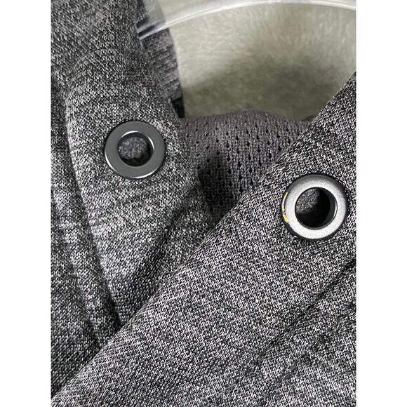 Women’s Medium Hoodie Adidas Climawarm Pullover Logo Activewear Sweatshirt Gray - Picture 4 of 11